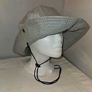 Surf Style Sun Hat UPF 50 Boonie Cap Gray One Size Fits Most ~ NWOT